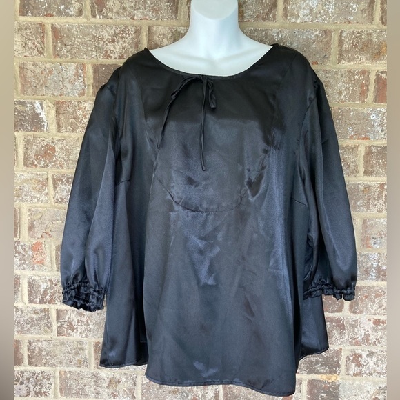 Goodclothes | Black  Blouse Size 3X New With Tags - Picture 1 of 10